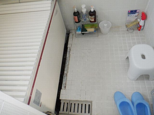 在来工法浴室防水工事 公団住宅 株式会社ビルド